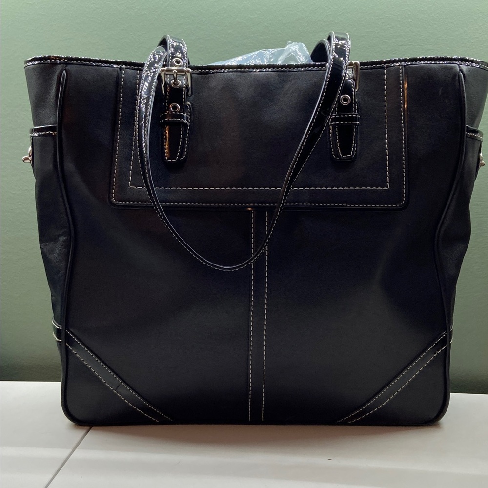Coach Black Tote Bag